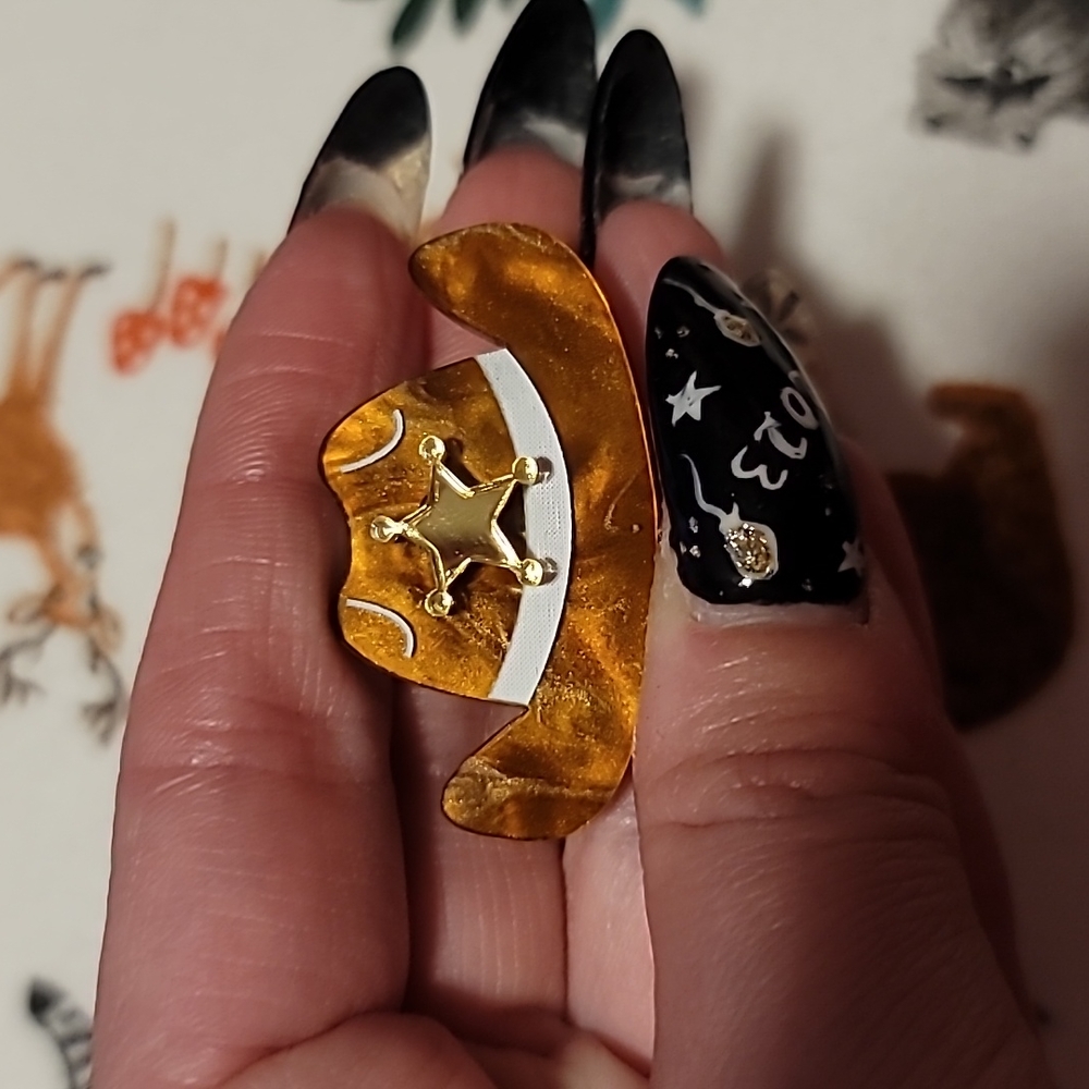 Cowboy Hat Brooch